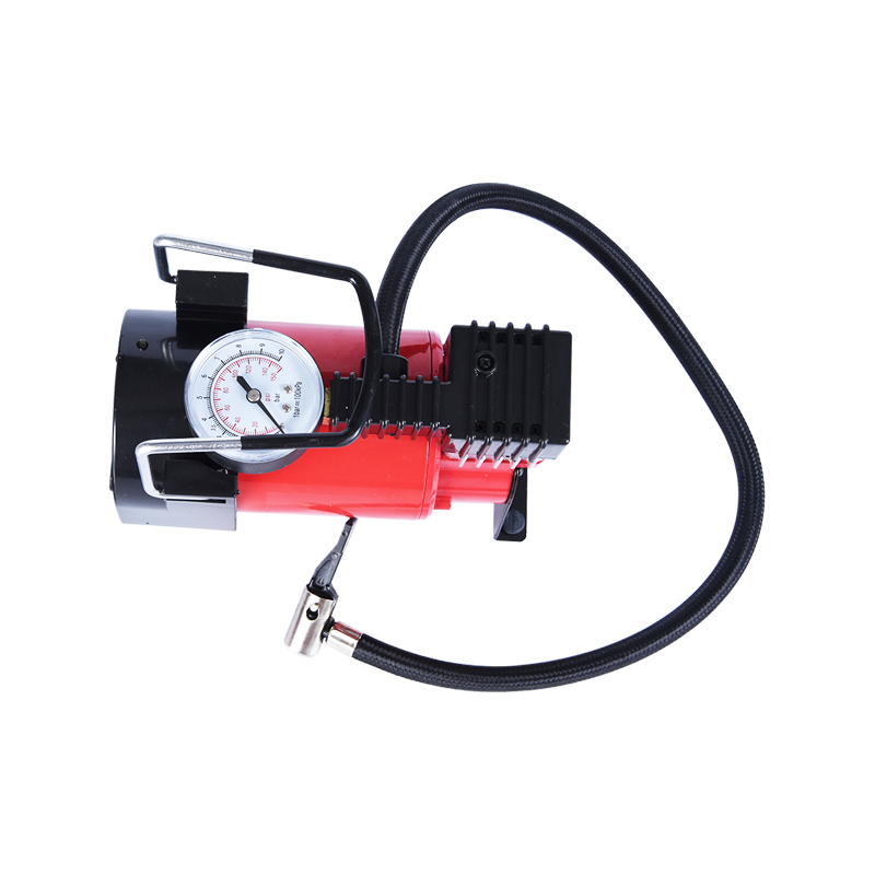 HC651B Portable Vehicle Air Pump na may Pressure Gauge